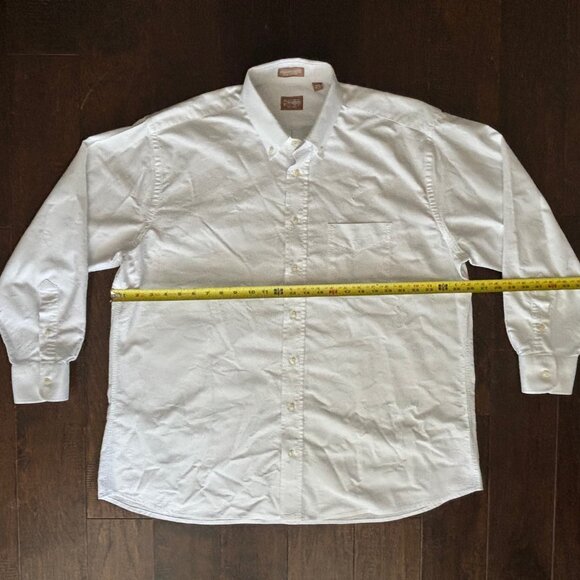 Gitman Bros. White Button Down Oxford Shirt 100% Cotton Mens Size 17.5 / 34 - Picture 4 of 10